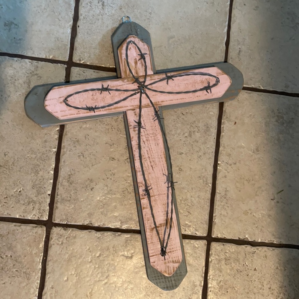 Gorgeous rustic handmade cross